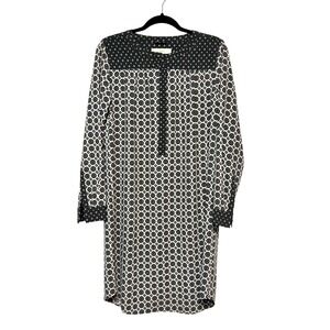 Ann Taylor LOFT Old Money Parisian Chic Dress Womens Sz M Retro Mod Scandi Chic